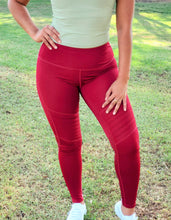 Load image into Gallery viewer, Red Leggings - Sparkly Girl
