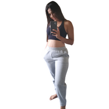 Load image into Gallery viewer, Jogger Pants Heather Grey - Sparkly Girl
