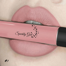 Load image into Gallery viewer, Pink Nude Matte Liquid Lipstick Waterproof - Sparkly Girl
