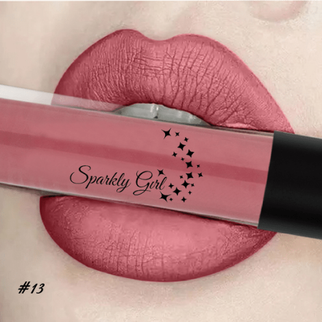 Peach Matte Liquid Lipstick Waterproof - Sparkly Girl
