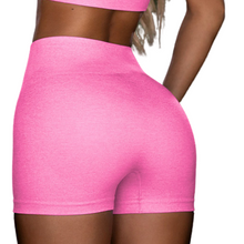 Load image into Gallery viewer, Pink Seamless Biker Short - Sparkly Girl
