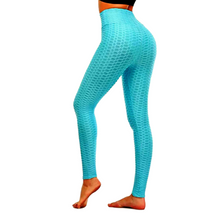 Load image into Gallery viewer,  blue anticellulite leggings
