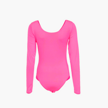 Load image into Gallery viewer, Cathy Long Sleeve Bodysuit Pink - Sparkly Girl
