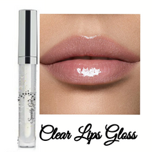 Load image into Gallery viewer, Clear/Transparent Lip gloss High Shine - Sparkly Girl
